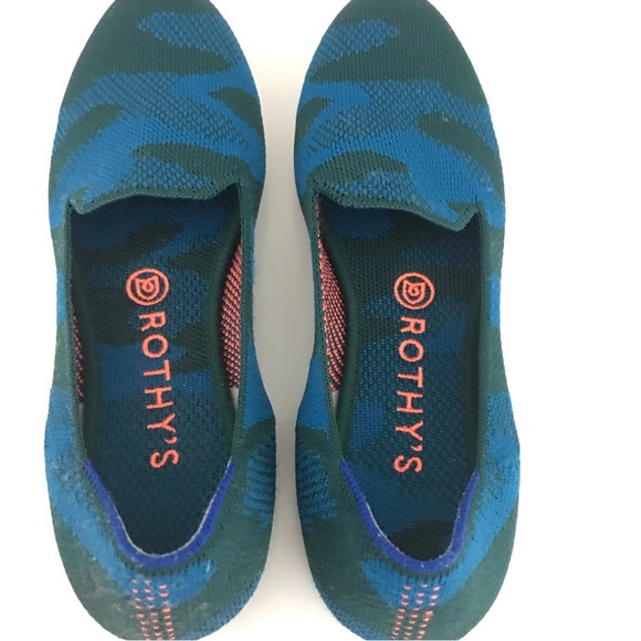 Rothy’s Teal Camo Loafer - Picture 3 of 5